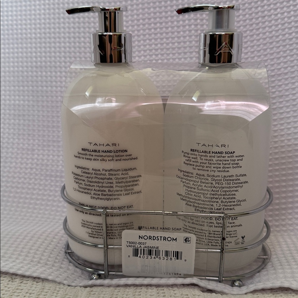 TAHARI Luxury Hand Wash & Lotion Vanilla & Jasmine 32 FL OZ New Nordstrom’s - Picture 5 of 7
